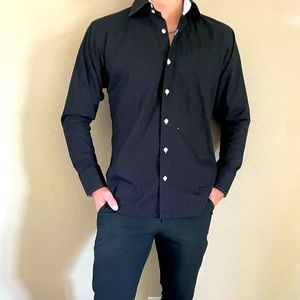 AUTHENTIC, Bogosse Black men’s dress shirt , Size 4 (large) , perfect condition